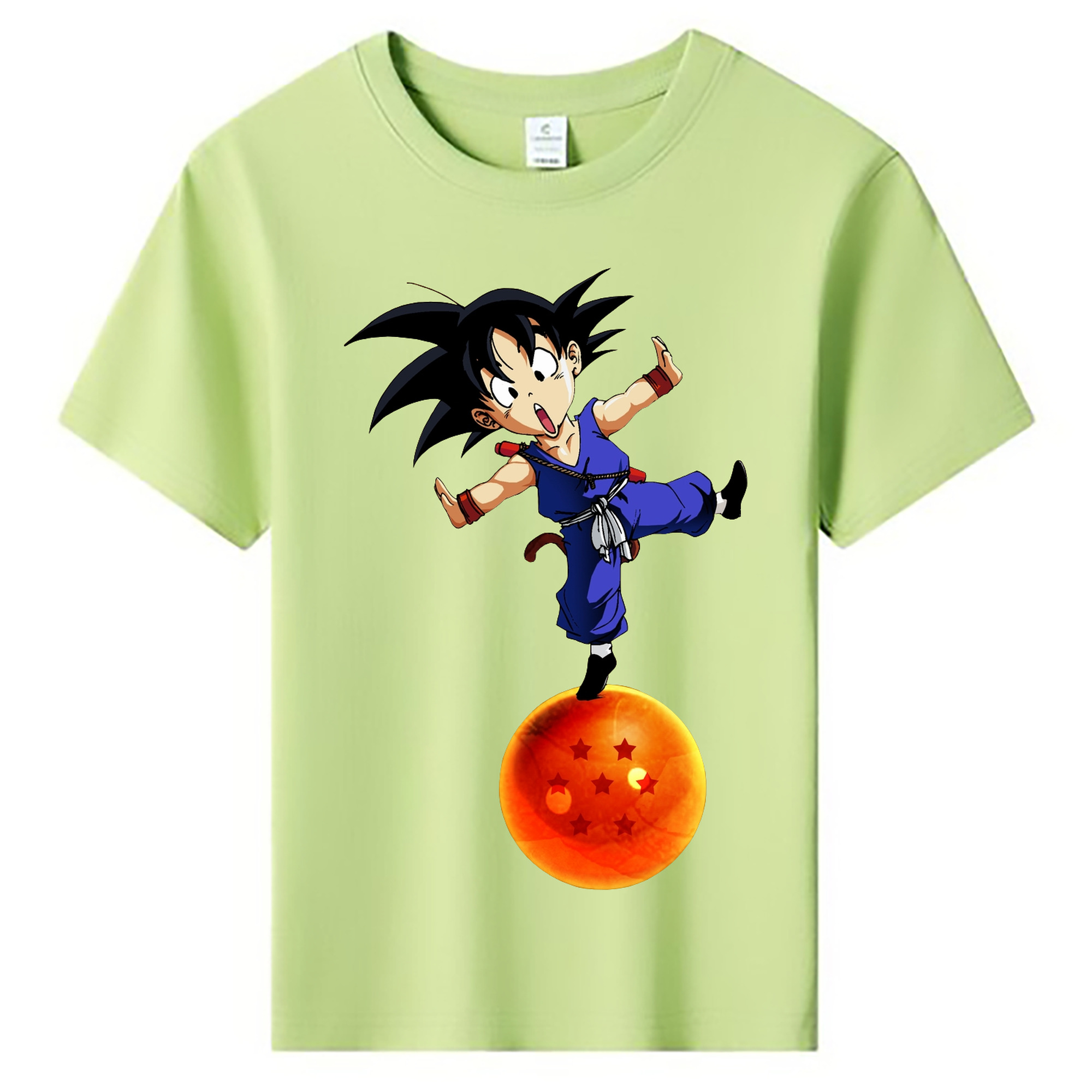 （画像用） ドラゴンボール 孫悟空（そん ごくう）Son Goku カカロット DRAGON BALL Kakarotto 綿100％キッズTシャツ（フロントプリント）